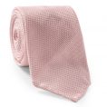 Розовый галстук плетеной фактуры