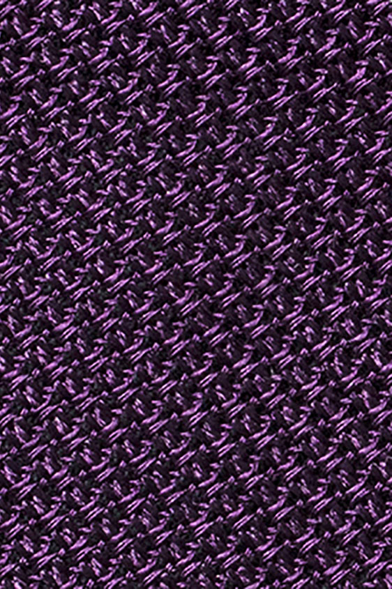 Темно-фиолетовый галстук плетеной фактуры
