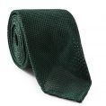 Зелёный галстук плетеной фактуры