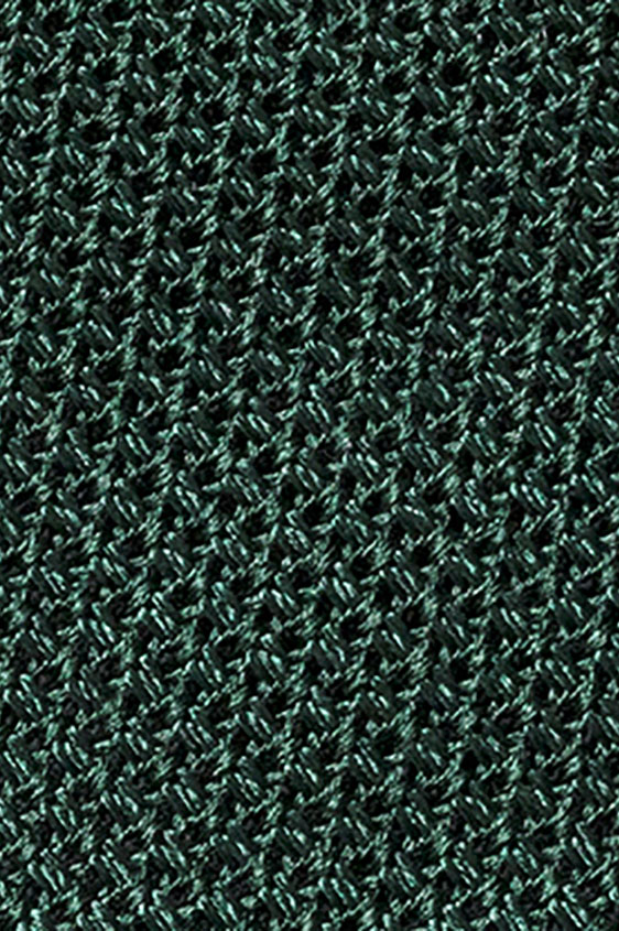Зелёный галстук плетеной фактуры