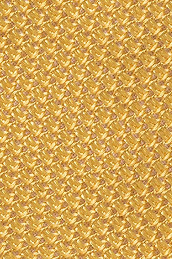 Жёлтый галстук плетеной фактуры
