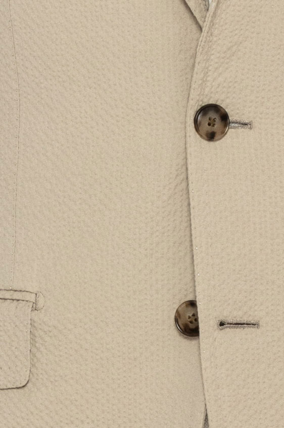 Бежевый костюм из хлопка