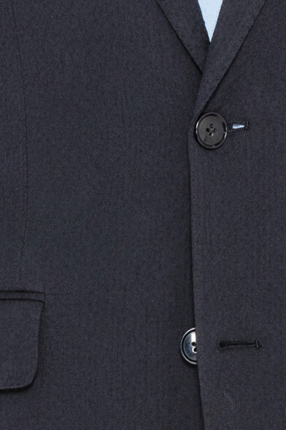 Синий костюм из хлопка сирсакер