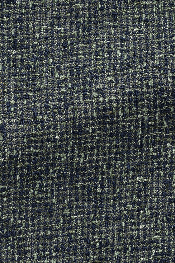 Зелено-синий пиджак с объемной фактурой