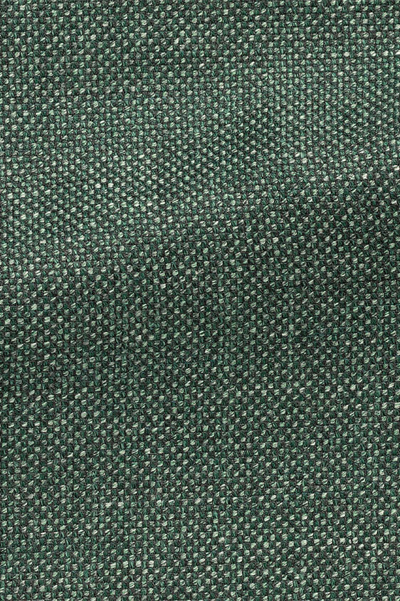 Зеленый пиджак плетеной фактуры из шерсти с шёлком