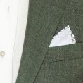 Зеленый пиджак плетеной фактуры