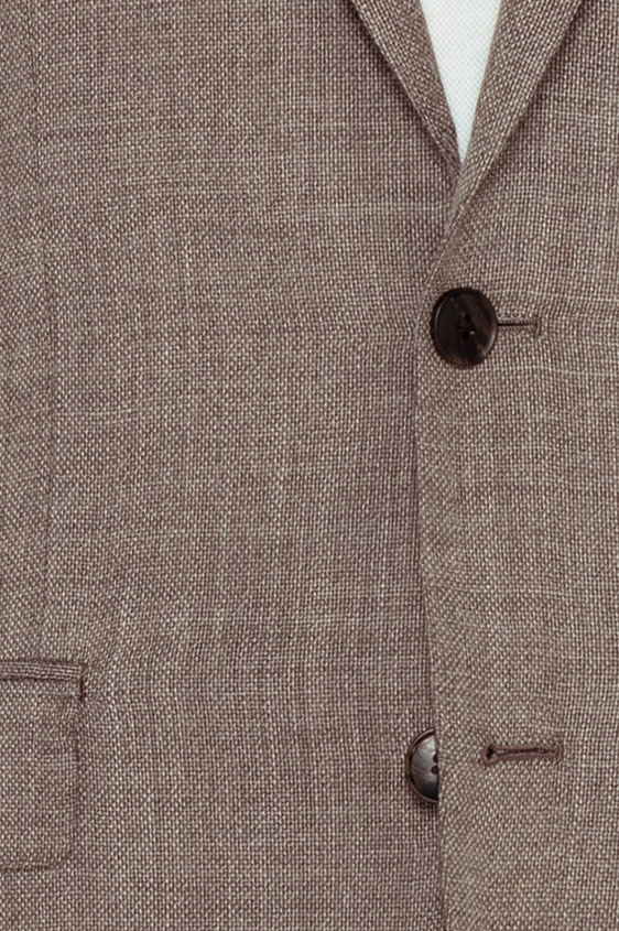 Светло-серый пиджак плетеной фактуры