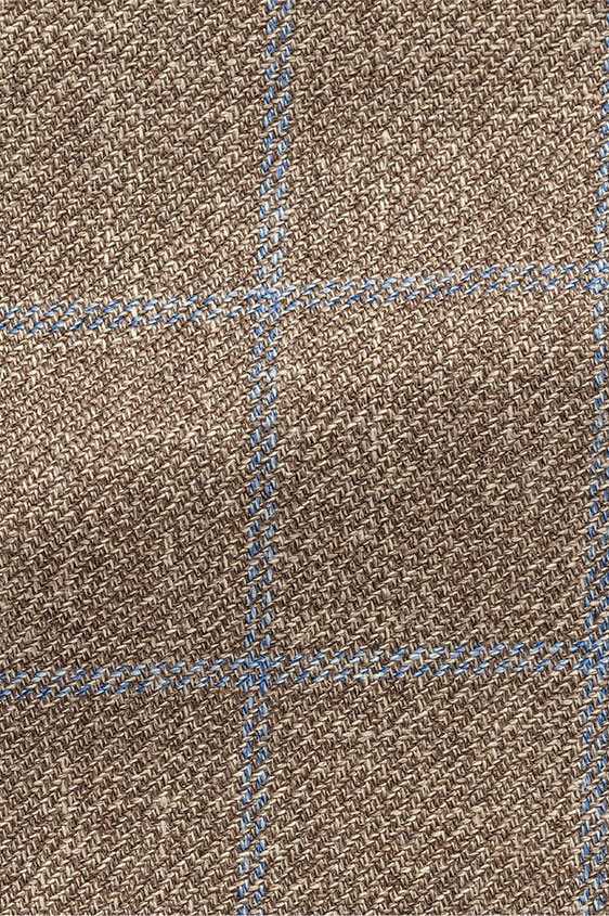 Темно-серый пиджак в клетку структуры твил