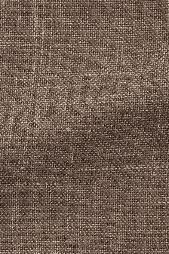 Серо-бежевый пиджак плетеной фактуры