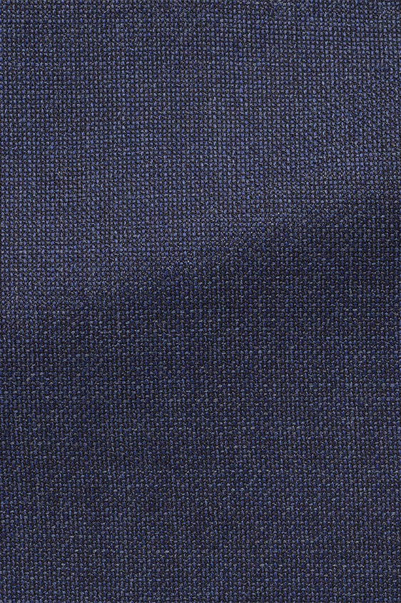 Темно-синий пиджак плетеной фактуры