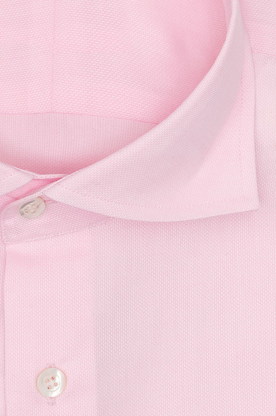 Лиловая сорочка с микроструктурой