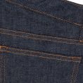 Темно-синие джинсы из сырого денима selvedge