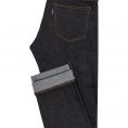 Мужские эластичные джинсы из сырого денима selvedge