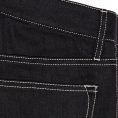 Мужские черные джинсы из сырого денима selvedge