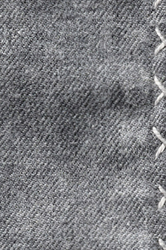 Серый нагрудный платок с серой окантовкой