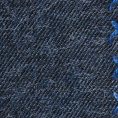 Синий нагрудный платок с синей окантовкой