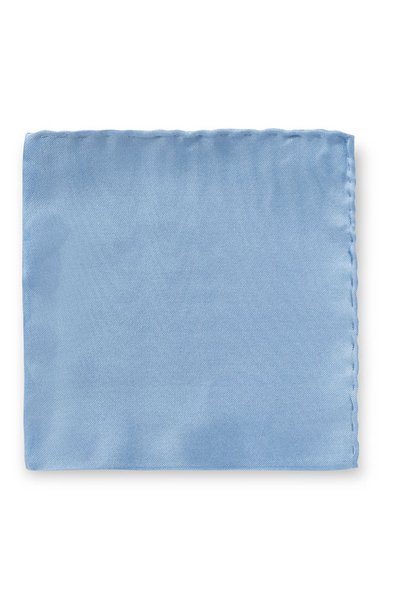 Голубой нагрудный платок