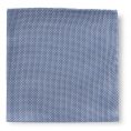 Голубой нагрудный платок плетеной фактуры