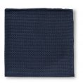Темно-синий нагрудный платок плетеной фактуры