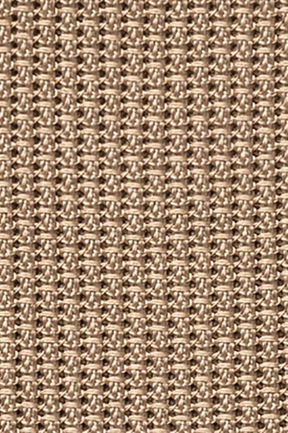 Бежевый нагрудный платок плетеной фактуры