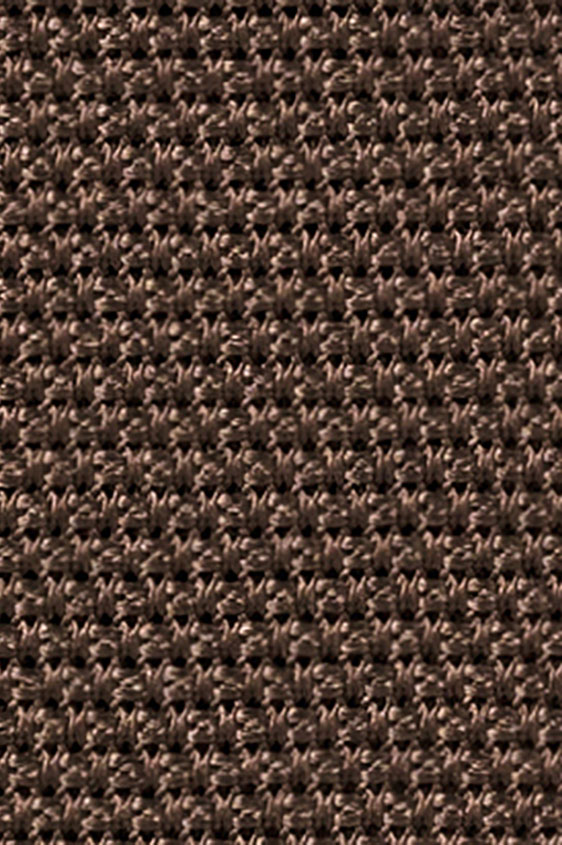 Темно-коричневый нагрудный платок плетеной фактуры