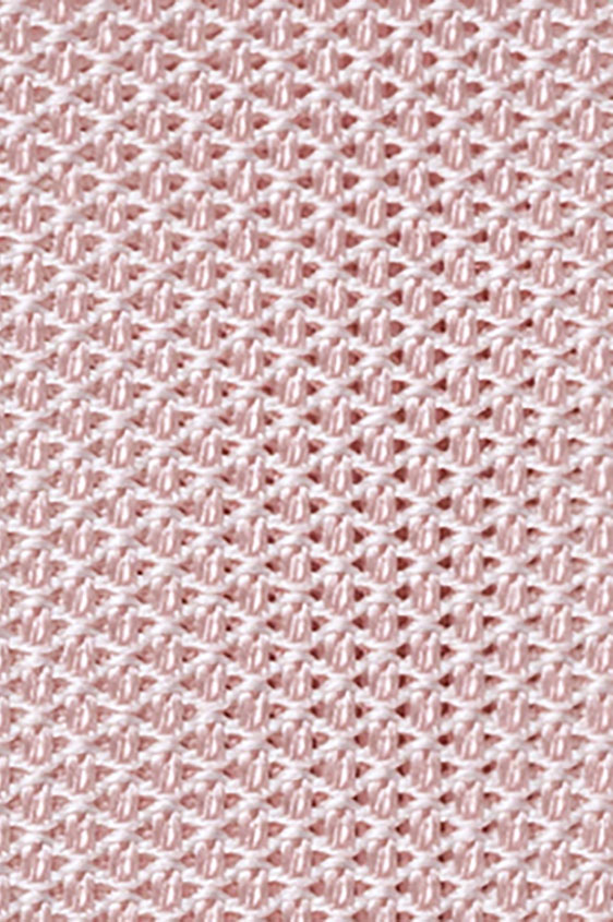 Розовый нагрудный платок плетеной фактуры
