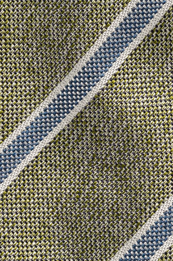 Зелёный галстук в синюю полоску