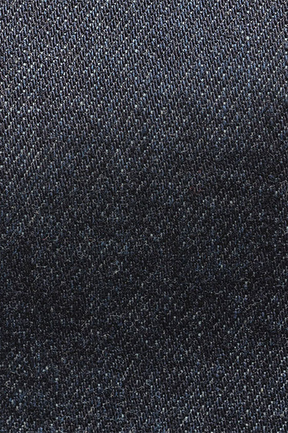 Джинсы серо-синего цвета из стираного денима