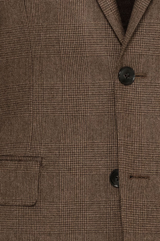 Коричневый костюм в клетку “Гленчек”