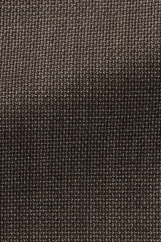 Коричневый костюм из шерсти