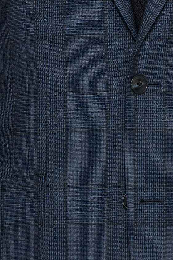 Темно-синий костюм в клетку “Гленчек”