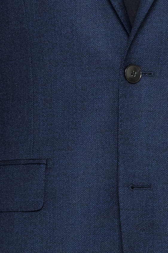 Темно-синий костюм из шерсти