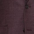 Темно-фиолетовый пиджак из шерсти и шёлка