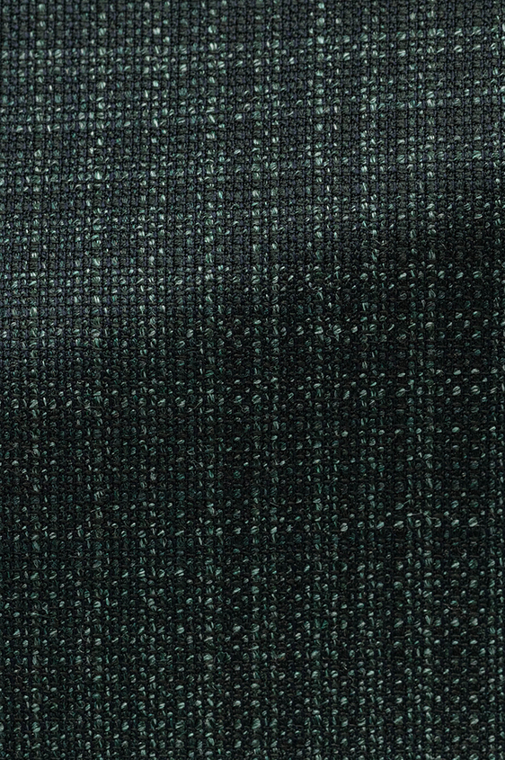 Зелёный пиджак в крупную голубую клетку