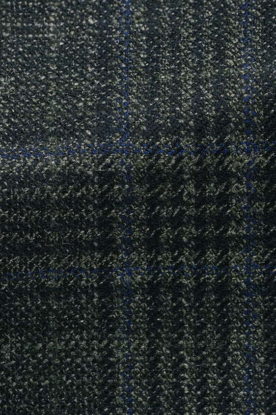 Зеленый пиджак в голубую клетку “Гленчек”