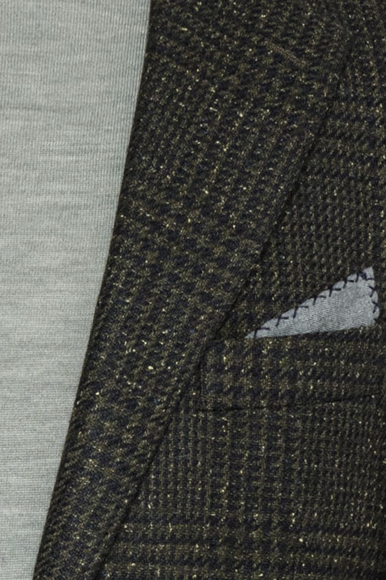 Зеленый пиджак в клетку “Гленчек”