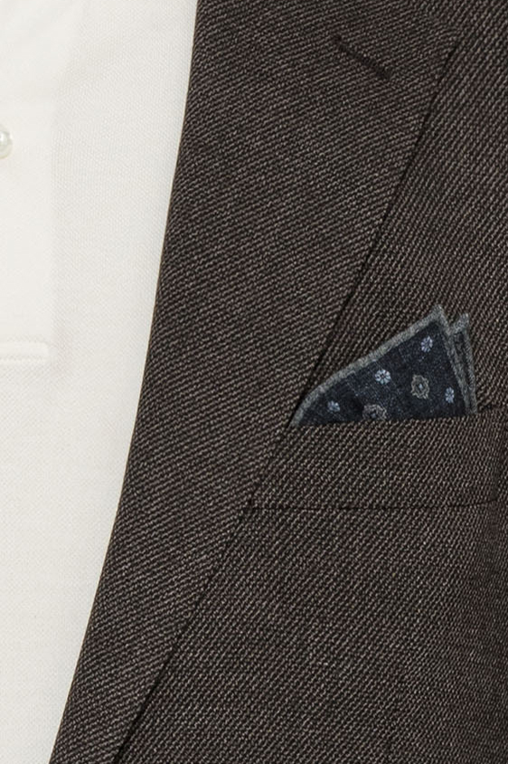 Темно-коричневый пиджак из шерсти