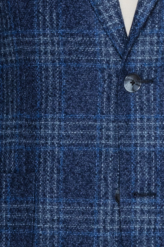 Синий пиджак в синюю клетку “Гленчек”