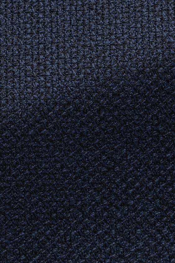 Черно-синий пиджак из шерсти