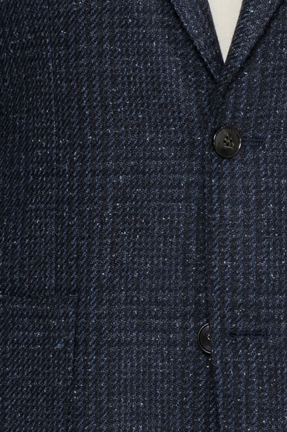 Темно-синий пиджак в клетку “Гленчек”