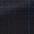 Сине-черный пиджак в коричневую клетку “Гленчек”