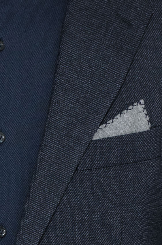 Темно-синий пиджак из шерсти