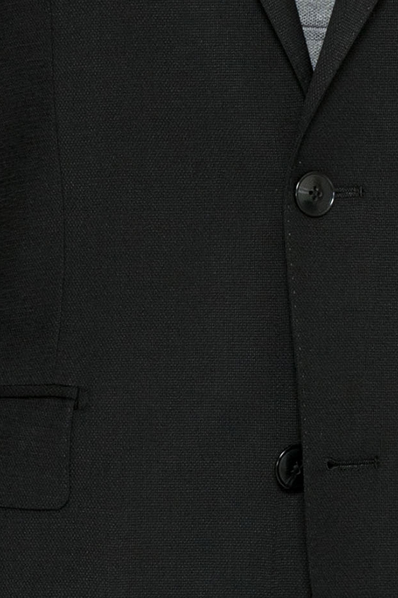 Чёрный пиджак с эфектом “стрейтч”