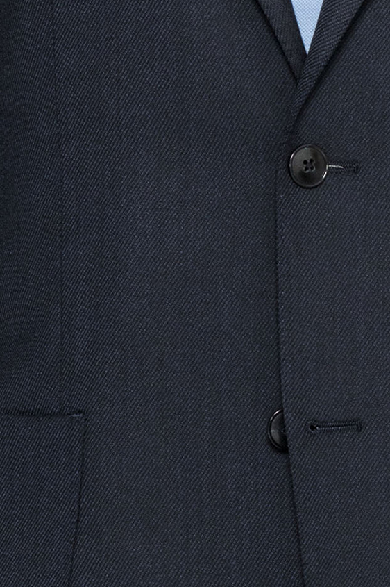 Темно-синий пиджак с эфектом “стрейтч”