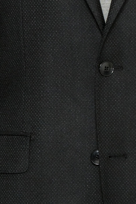 Черный пиджак с эфектом “стрейтч”