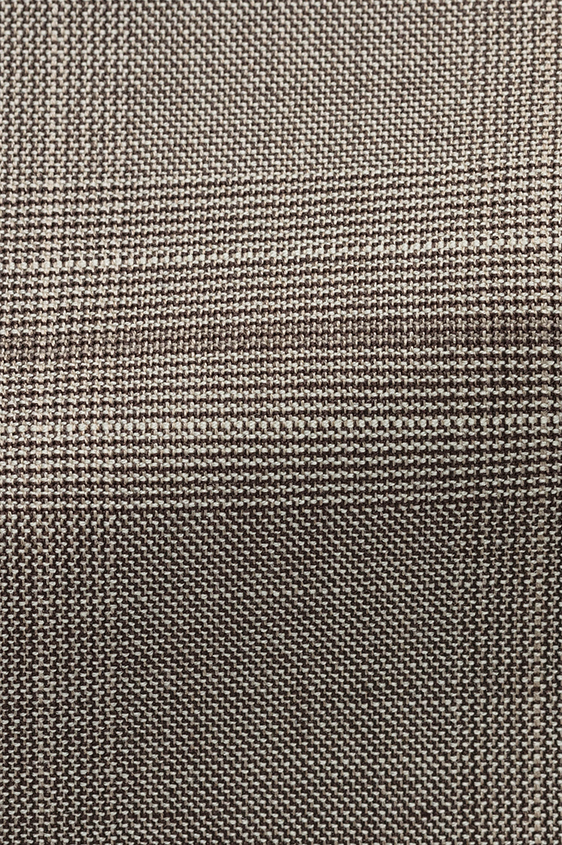 Светло-коричневый пиджак в коричневую клетку “Гленчек”