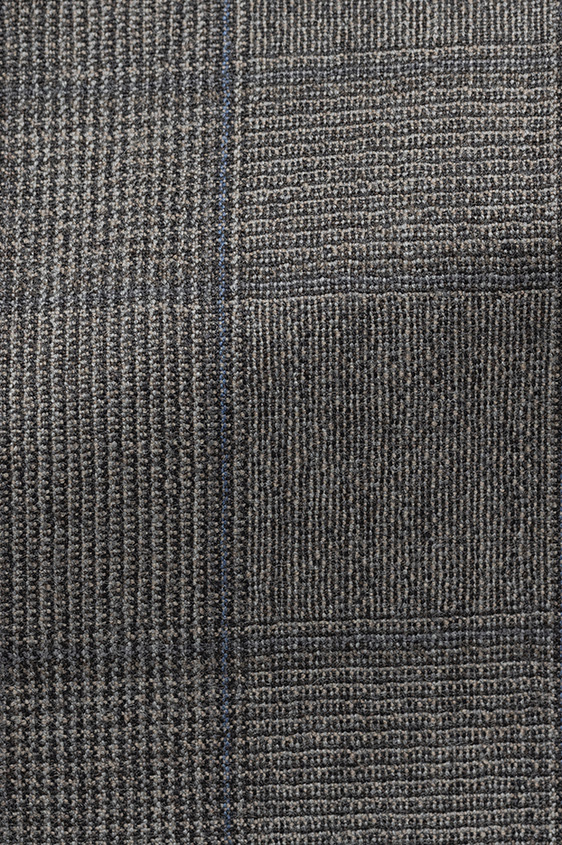 Серо-коричневый костюм в клетку “Гленчек”