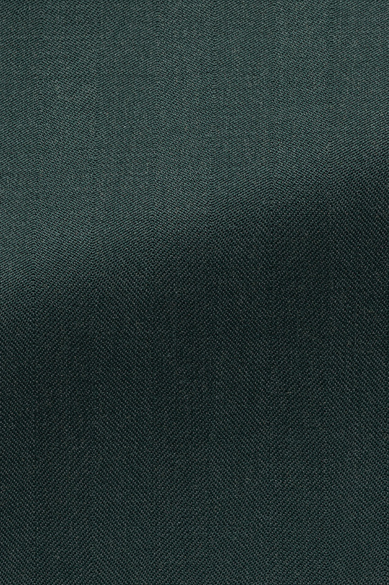 Темно-зеленый костюм из ткани Solaro