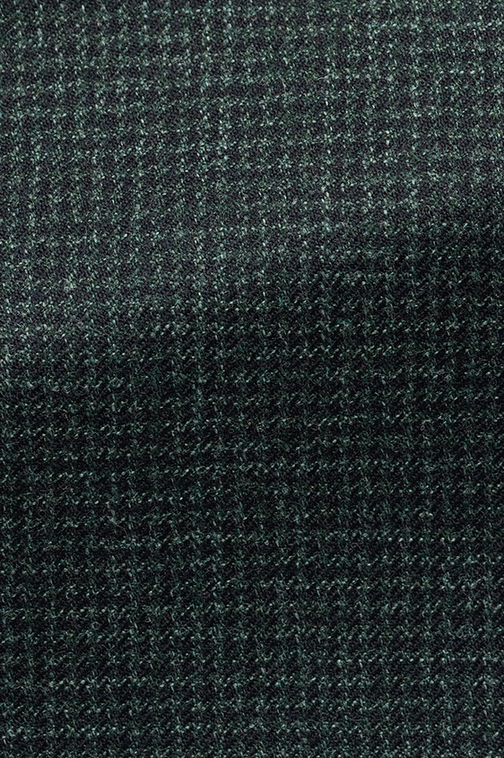 Темно-зеленый костюм из шерсти