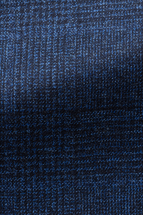 Синий костюм в клетку “Гленчек”